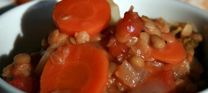 Ragoût de lentilles aux légumes Ragoût de lentilles aux légumes