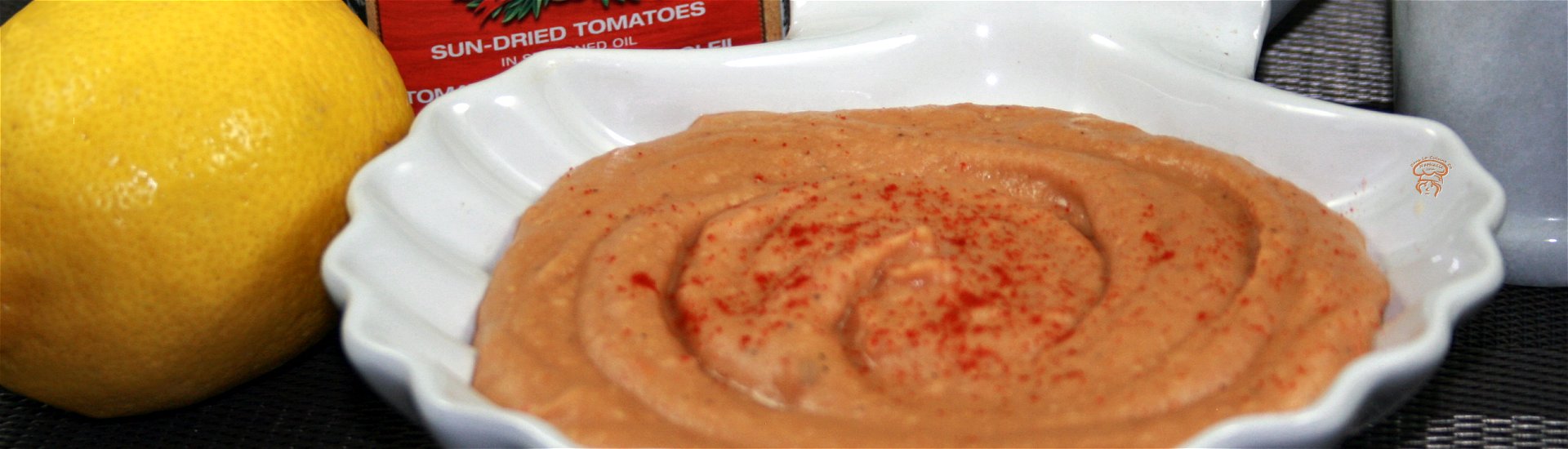 Tartinade de lentilles rouge aux tomates séchées