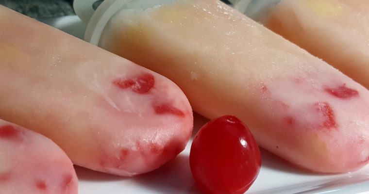Sucettes glacées Piña colada – Popsicles