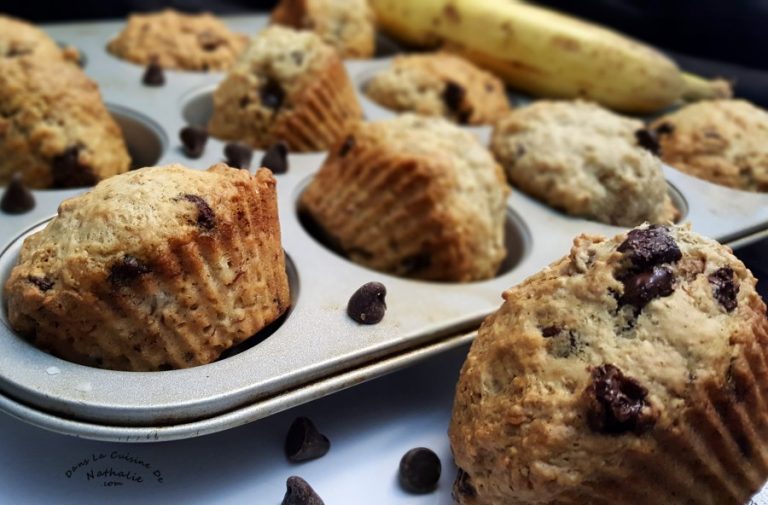 Muffins aux brisures de chocolat et